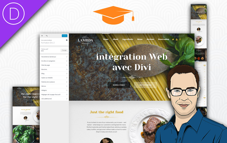 integration web wordpress divi