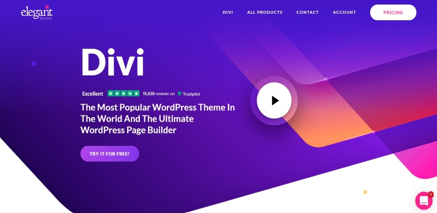 meilleur thème WordPress : Divi