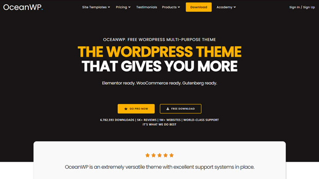 thème wordpress oceanwp