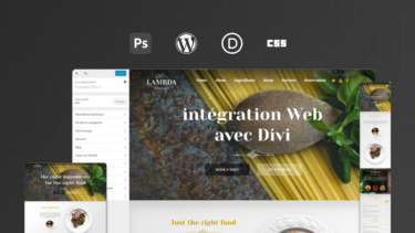 Formation Intégration Web d'une maquette avec Divi